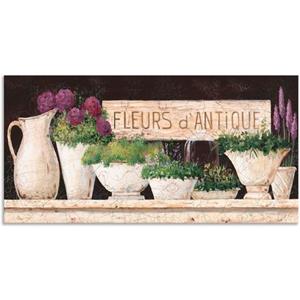Artland Artprint Antieke bloemen als artprint van aluminium, artprint op linnen, muursticker of poster in verschillende maten