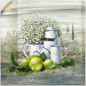 Artland Artprint Stilleven met melkkannetje als artprint op linnen, muursticker of poster in verschillende maten