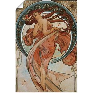 Artland Artprint Vier kunsten: de dans. 1898. als artprint van aluminium, artprint op linnen, muursticker of poster in verschillende maten