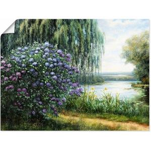 Artland Artprint Aan het meer als artprint van aluminium, artprint op linnen, muursticker of poster in verschillende maten