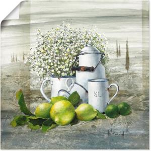 Artland Artprint Stilleven met melkkannetje als artprint op linnen, muursticker of poster in verschillende maten