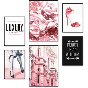 Artland Poster Levensstijl beauty Poster, artprint, wandposter (6 stuks)