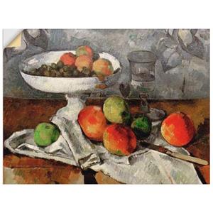 Artland Artprint Stilleven met fruitschaal als artprint op linnen, muursticker of poster in verschillende maten