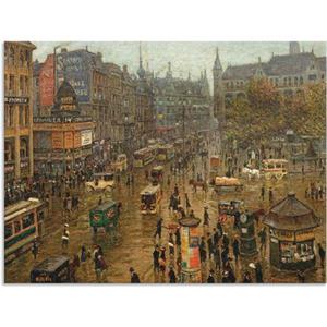 Artland Artprint De Spittelmarkt als artprint van aluminium, artprint op linnen, muursticker of poster in verschillende maten
