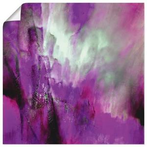 Artland Artprint Roze licht als artprint van aluminium, artprint op linnen, muursticker of poster in verschillende maten