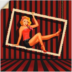 Artland Artprint Schoonheid van de jaren 50 als artprint van aluminium, artprint op linnen, muursticker of poster in verschillende maten