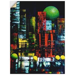 Artland Artprint New York abstract II als artprint van aluminium, artprint op linnen, muursticker of poster in verschillende maten