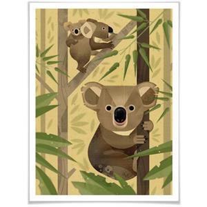 Wall-Art Poster "Koala", Tiere, (1 St.), Poster, Wandbild, Bild, Wandposter