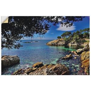 Artland Artprint Kleuren van de Costa Brava als artprint van aluminium, artprint op linnen, muursticker of poster in verschillende maten