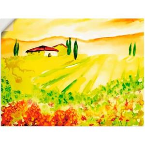 Artland Artprint Licht van Toscane als artprint op linnen, muursticker of poster in verschillende maten