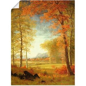 Artland Artprint Herfst in Oneida County, New York. als artprint op linnen, muursticker of poster in verschillende maten