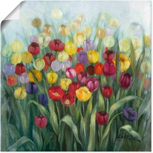 Artland Artprint Tulpenweide II als artprint van aluminium, artprint op linnen, muursticker of poster in verschillende maten