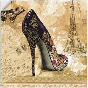 Artland Artprint Veranderende tijden IV - stiletto's als artprint van aluminium, artprint op linnen, muursticker of poster in verschillende maten