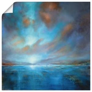 Artland Artprint Blauwe wijdte als artprint van aluminium, artprint op linnen, muursticker of poster in verschillende maten