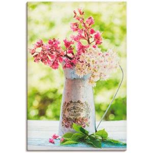 Artland Artprint Bloemen kastanjeboom in kan als artprint van aluminium, artprint op linnen, muursticker of poster in verschillende maten