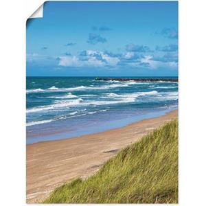 Artland Artprint Duin en strand bij Hirtshals Denemarken als artprint van aluminium, artprint op linnen, muursticker of poster in verschillende maten