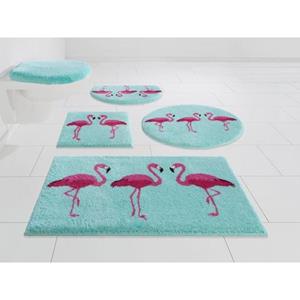 Grund Badematte "Flamingos", Höhe 20 mm, rutschhemmend beschichtet