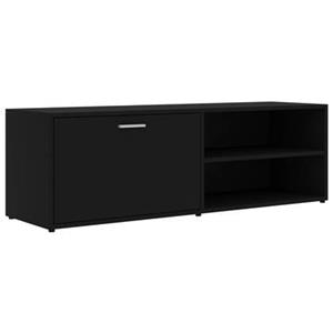 vidaXL TV-Schrank TV-Schrank Schwarz 120x34x37 cm Holzwerkstoff (1-St)