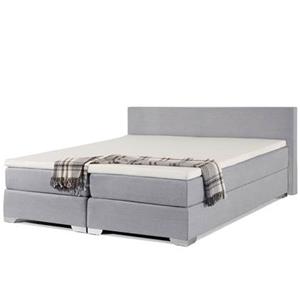 Beliani PRESIDENT Boxspring Grijs 180x200