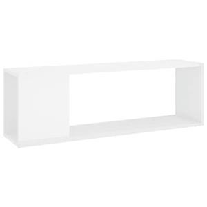 vidaXL TV-Schrank TV-Schrank Hochglanz-Weiß 100x24x32 cm Holzwerkstoff (1-St)