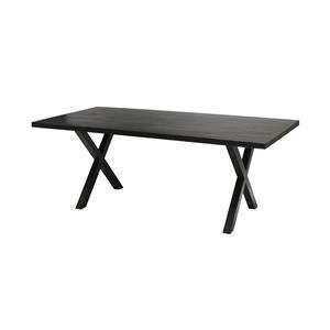 Huisenthuis.nl Eetkamertafel Raegan Magnolia Zwart 200 cm