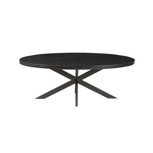 Huisenthuis.nl Eetkamertafel Scarlett Magnolia Zwart 200 cm