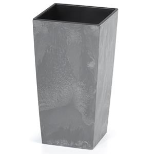 Prosperplast Bloempot (40 x 40 x 75 cm, Antraciet in betonlook)