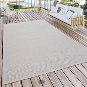 Paco Home Vloerkleed Timber 125 Platweefsel, sisal look, ook als loper, geschikt voor binnen en buiten