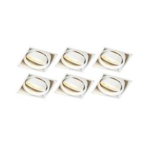 QAZQA Inbouwspot oneon trimless 50 - Wit - Modern - L 8.8cm