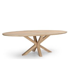 Giga Meubel Eettafel Onno Naturel Ovaal 160cm - 