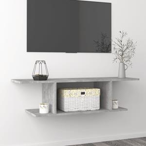 Tv-wandmeubel 103x30x26,5 cm betongrijs