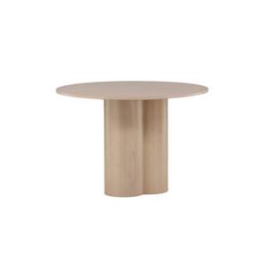 Hioshop Olivia eetkamertafel Ã110cm whitewash.