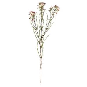 Leen Bakker Kunsttak Wax Flower Spray - Roze - 78 cm
