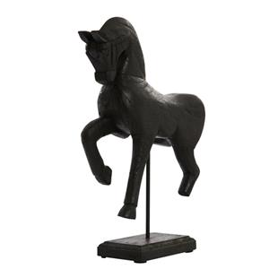 Countrylifestyle Ornament Horse hout zwart