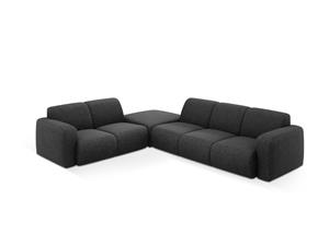 Windsor & Co Hoekbank Lola links chenille met hocker | 