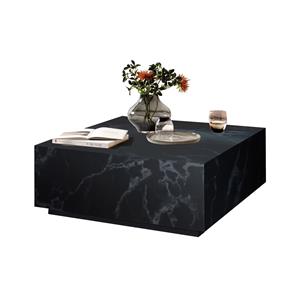 Huisenthuis.nl Salontafel Esma Zwart 90x90x35cm