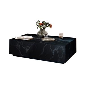 Huisenthuis.nl Salontafel Esma Zwart 120x75x35cm