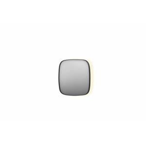 INK SP30 spiegel - 60x4x60cm contour in stalen kader incl indir LED - verwarming - color changing - dimbaar en schakelaar - mat zwart 8409710