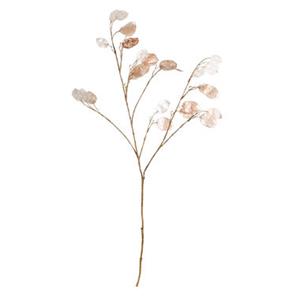 Leen Bakker Kunstbloem Lunaria Spray Old - Oudroze - 92 cm