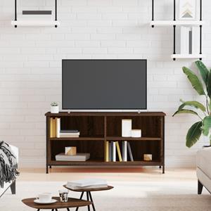 VidaXL Tv-meubel 100x40x50 cm bewerkt hout bruineikenkleurig