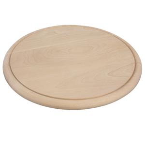 Set van 8x stuks ronde houten ham plankjes / broodplank / serveer plank 25 cm -