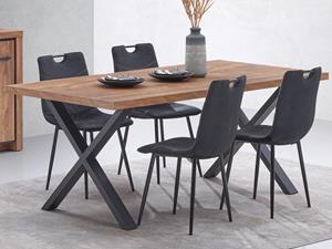 Mobistoxx Rechthoekige eettafel ENZO 220 cm acacia eik
