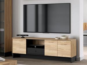 Mobistoxx Tv-meubel NOZMAN 3 deuren 1 lade alpine as