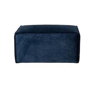 Bronx71 Hocker Memphis velvet blauw