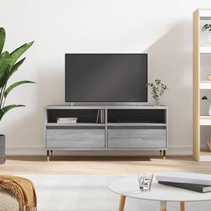 vidaXL TV-Schrank TV-Schrank Grau Sonoma 100x34,5x44,5 cm Holzwerkstoff (1-St)