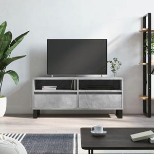 vidaXL TV-Schrank TV-Schrank Betongrau 100x34,5x44,5 cm Holzwerkstoff (1-St)