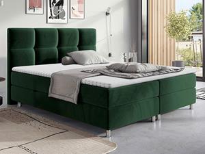 Mobistoxx Boxspring DAVALO 180x200 cm groen