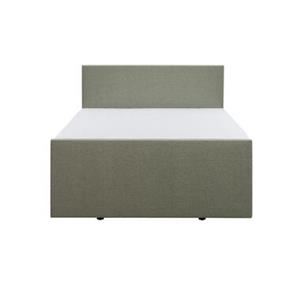 Leen Bakker Boxspring met voetbord Arendal - groen - 160x200 cm - ronde poot