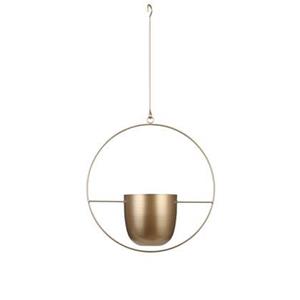 Mica Decorations Dexter Hangende Bloempot - L34 x B14 x H65 cm - Goud