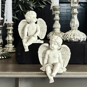 Loberon Decoratie engel set van 2 Starlight